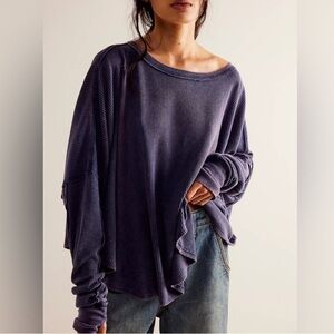 FREE PEOPLE Microphone Drop Thermal XS